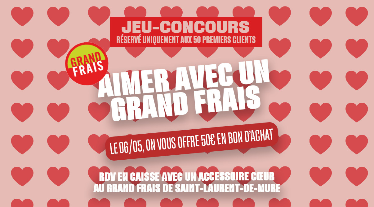 Ouverture à Saint-Laurent-de-Mure : tentez de gagner 50 € chez Grand Frais