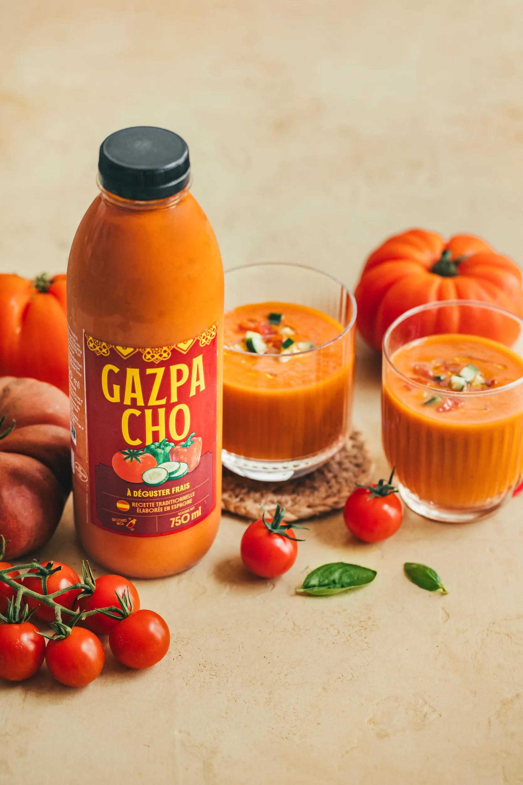 Cet été, faites le plein de fraîcheur avec notre Gazpacho !