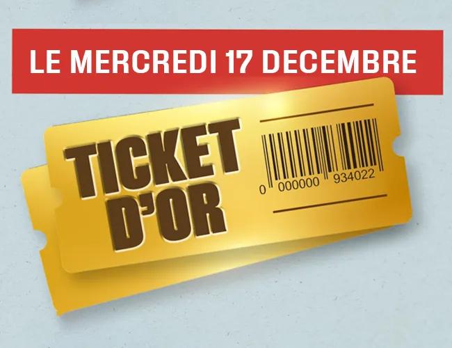 Jeu concours Ticket d'Or : 30 minutes de courses offertes