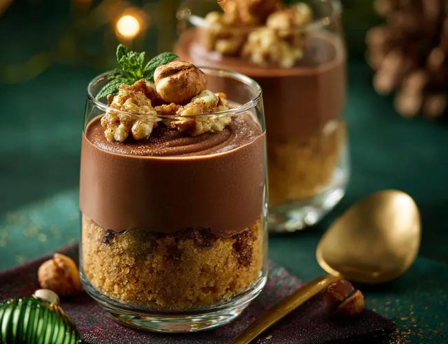 Verrines choco-noisette