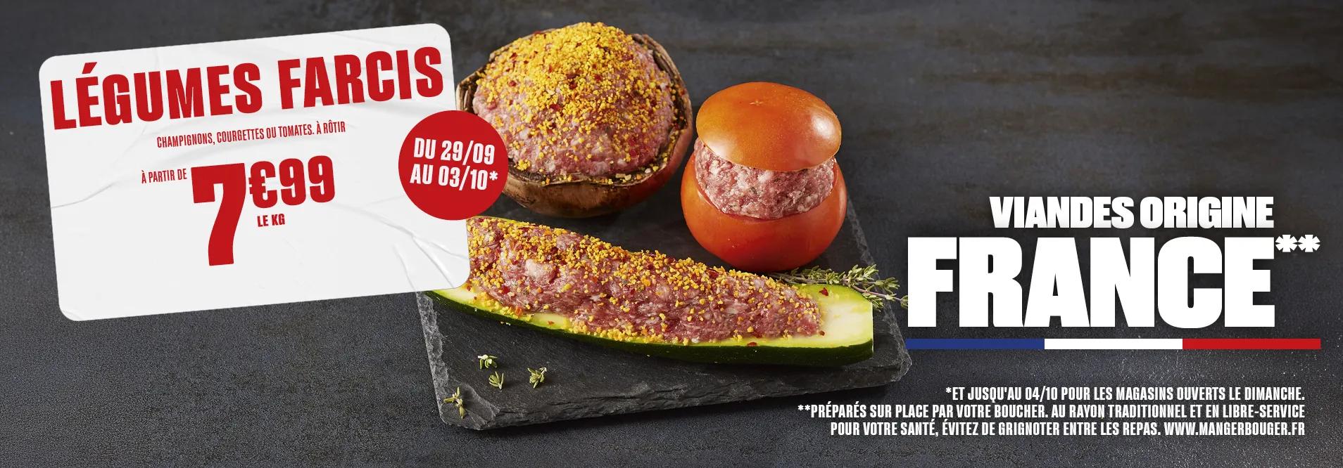 Slider S40 - Légumes farcis