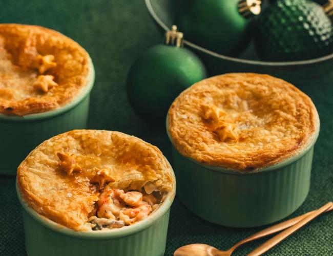 Tourtes aux fruits de mer