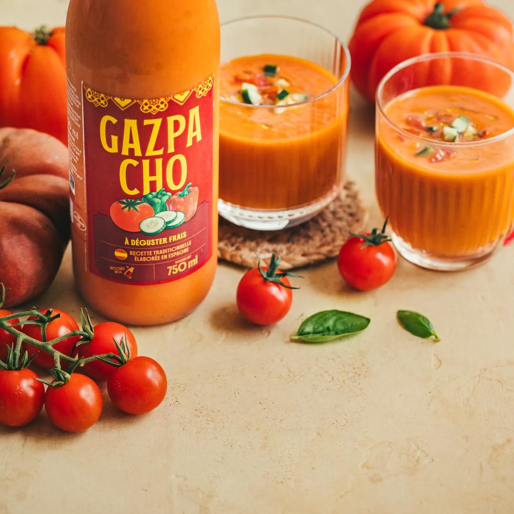 Cet été, faites le plein de fraîcheur avec notre Gazpacho !