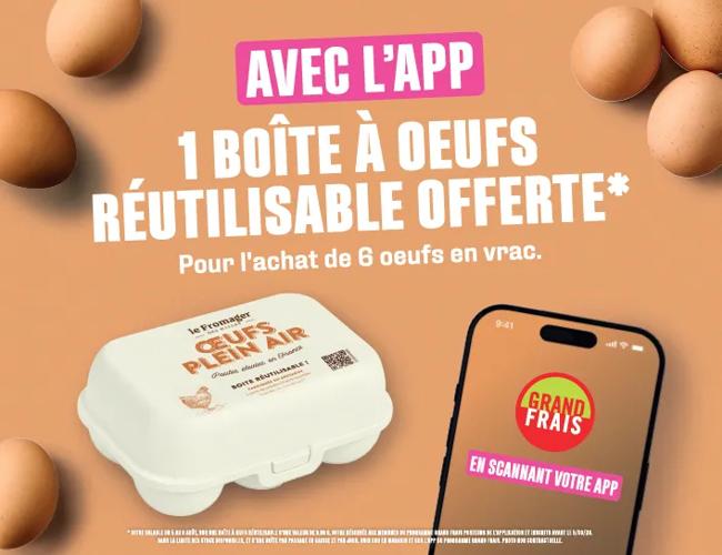 Une boîte d'oeufs offerte !🥚