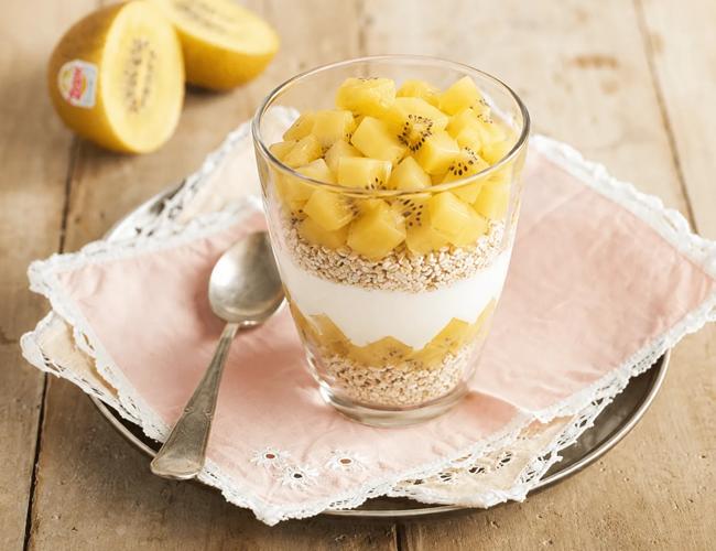 Bol de muesli aux kiwis