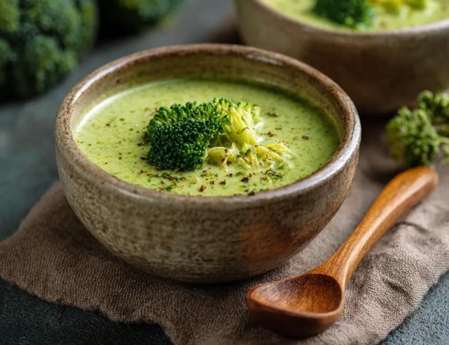 Soupe de chou, brocolis et poireaux