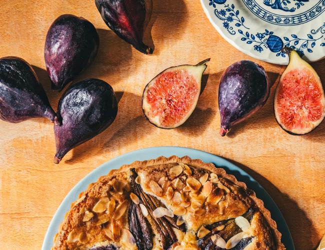 Tarte amandine aux figues