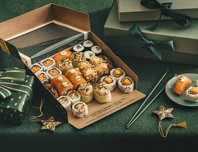 🍣 Une box sushi festive à partager pour les fêtes 🎄