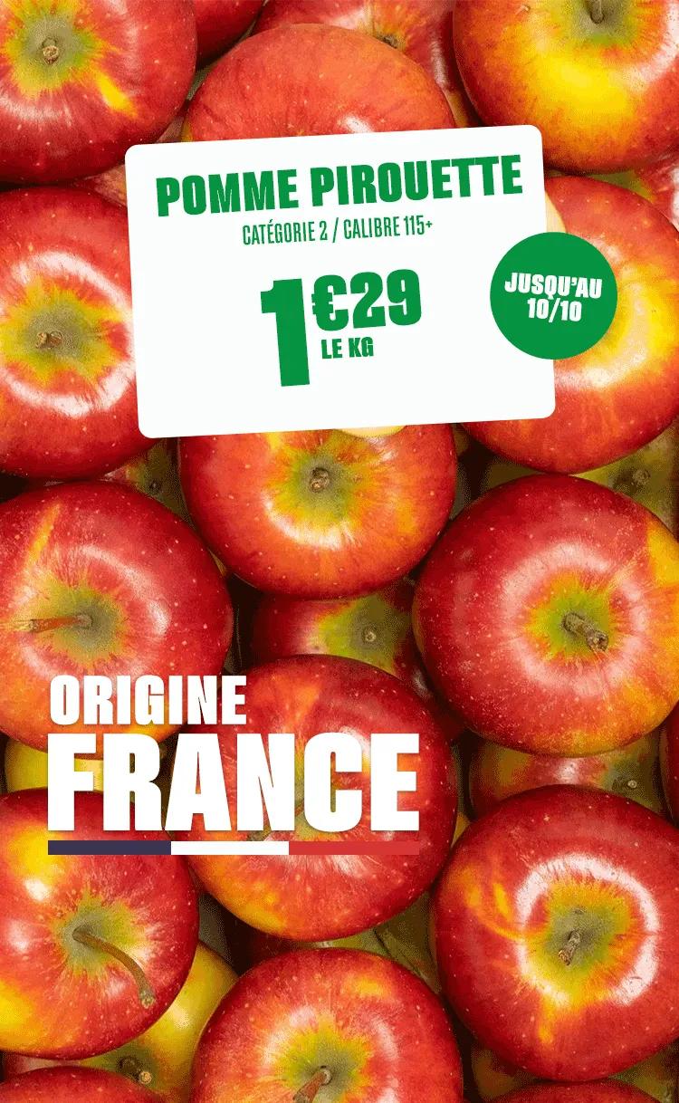 Slider promo S41 - Pomme Pirouette