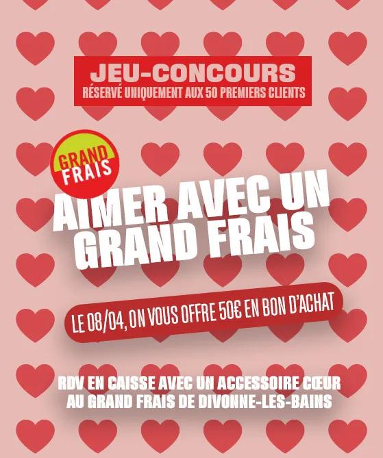 Ouverture à Divonne-les-Bains : tentez de gagner 50 € chez Grand Frais